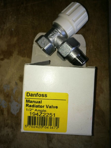 Manual radiator valve danfoss 1/2