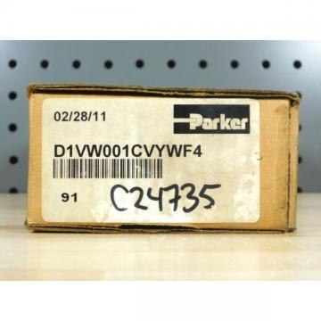 BRAND NEW - Parker FluidPower D1VW001CVYWF4 Solenoid Valve