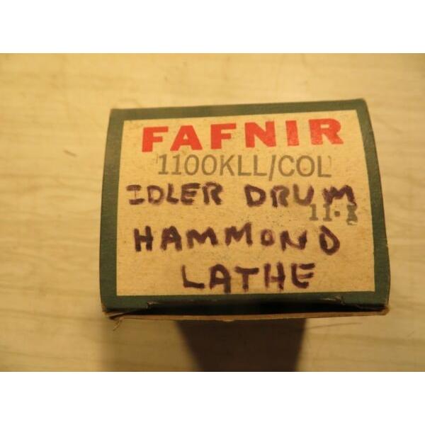 New FAFNIR 1100KLL+COL BEARING W/ Locking Collar , Hammond Lathe Idler Drum #1 image