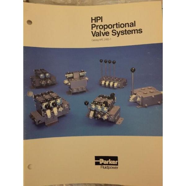 Parker Fluidpower HPI Proportional Valve Systems - Product Catalogue early 1990s #1 image